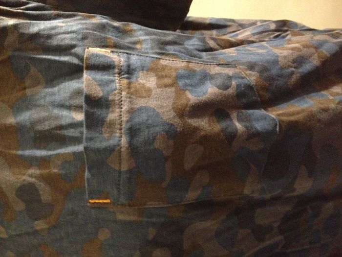 T shirt motif camouflage militaire ◦ manches courtes ◦ look masculin ◦ taille 38 ◦ pataugas - photo numéro 8