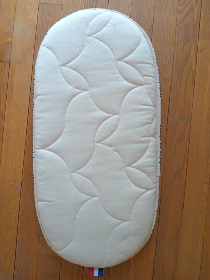 Matelas ovale No stress pour couffin réversible coton bio - photo numéro 6