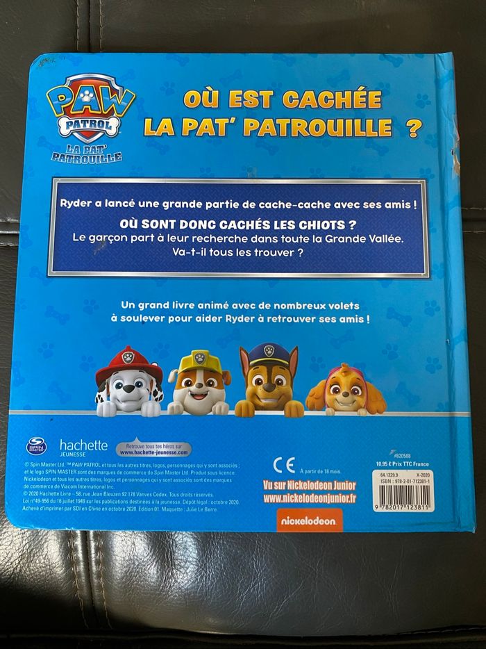 Ou est cachée la pat patrouille - photo numéro 2