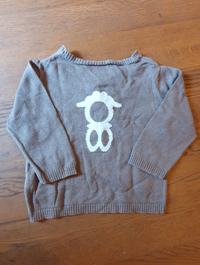 Pull Kaki Obaïbi 18 Mois - photo numéro 2