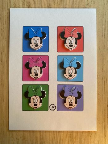 Fiche Montessori : Minnie : Les couleurs