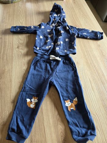 Ensemble jogging 24 mois InExtenso - motif Renard