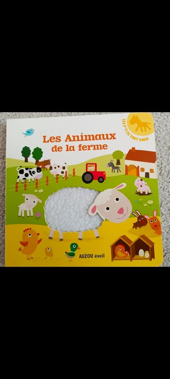 Livre Les animaux de la ferme
de chez Auzou 
