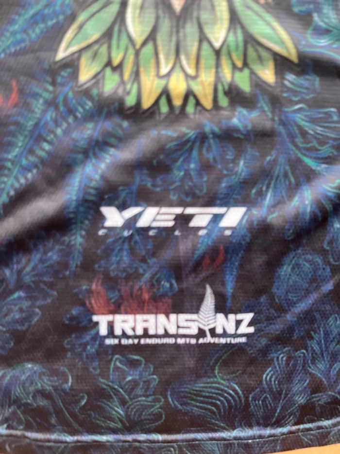 T-shirt d’enduro moto Crew/ M /Bleu noir et bleu / Excellent état - photo numéro 8