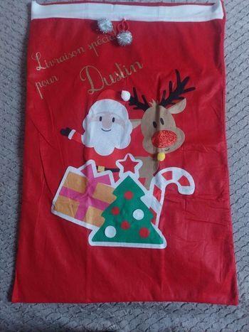 Hotte de Noël personnalisé