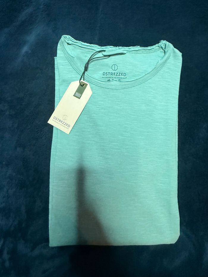 Dstrezzed – Tee-shirt "Mcqueen Slub Jersey" Beryl Green, taille S - photo numéro 2