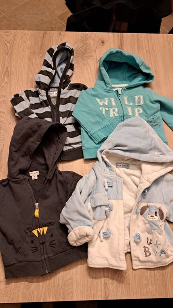 Lot gilets 6M