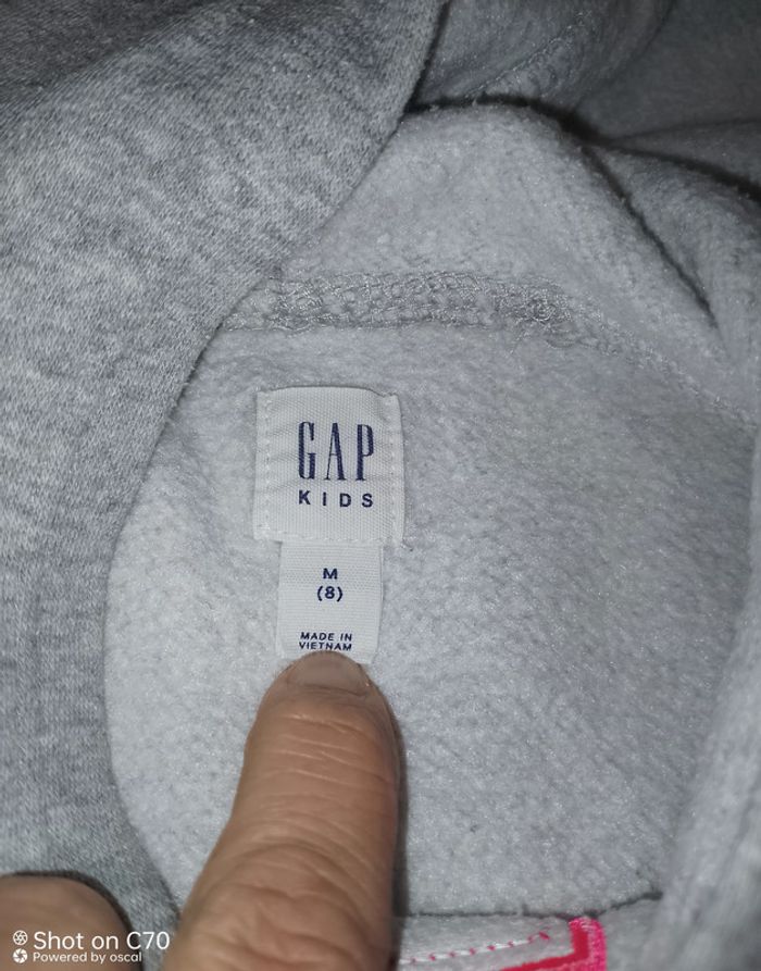 Gap pull sweat capuche 8 ans - photo numéro 2