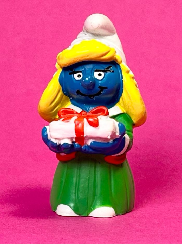 Figurine Schtroumpfette vintage : Schleich / Applause 1984