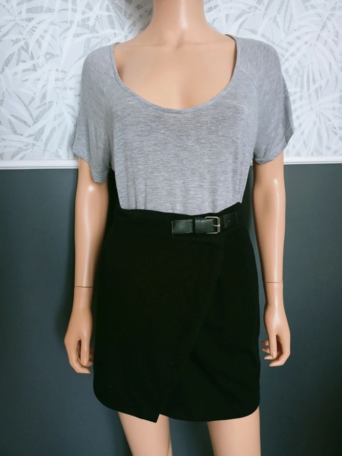 T-shirt gris chiné M (38/40) H*530