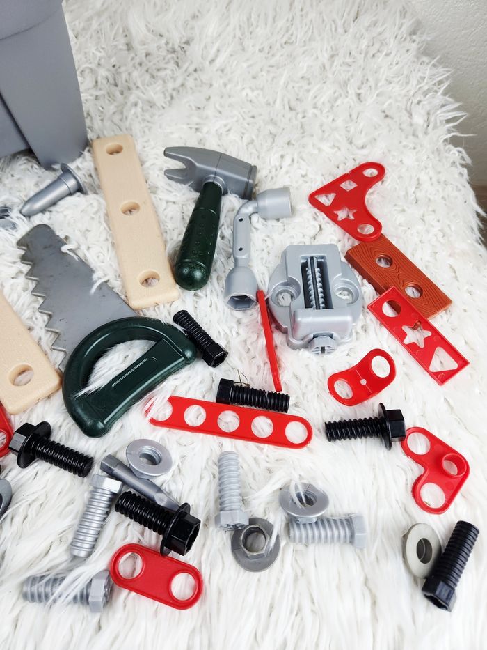Diable bricolo et caisse à outils avec ces accessoires marque Black and Decker Smoby 🎅 - photo numéro 7