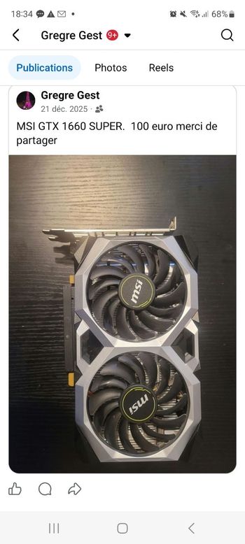 Msi gtx 1660 super