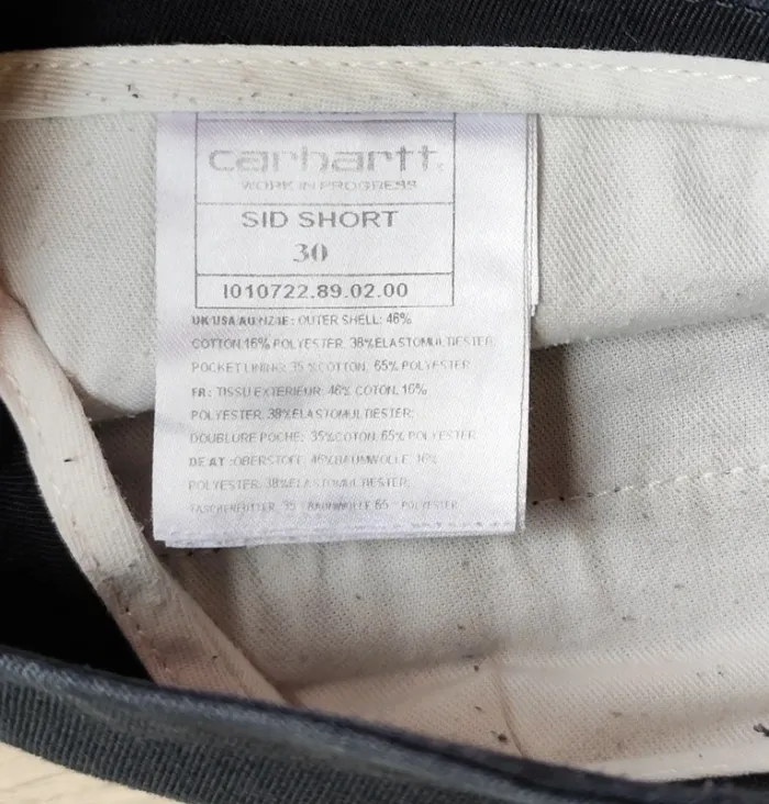 Bermuda Carhartt W30 - photo numéro 3
