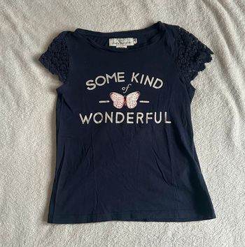 T shirt bleu marine 6/8 ans L.O.G.G