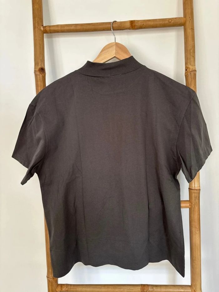 t-shirt large gris foncé zara taille M - photo numéro 6