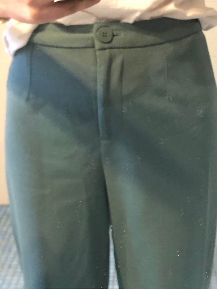 Pantalon fluide bleu canard - photo numéro 4