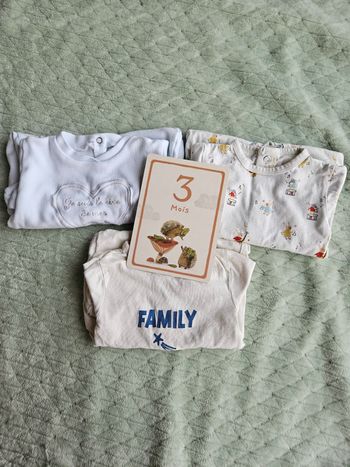 Pyjamas légers 3 mois