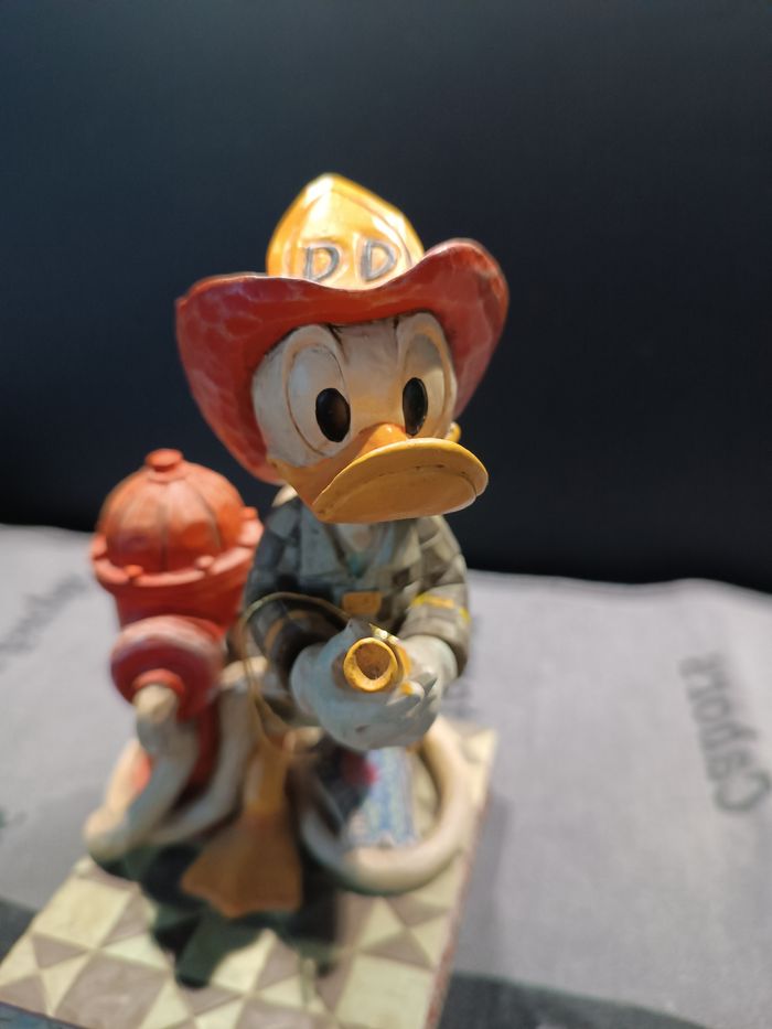 Donald pompier Disney traditions Jim shore - photo numéro 7