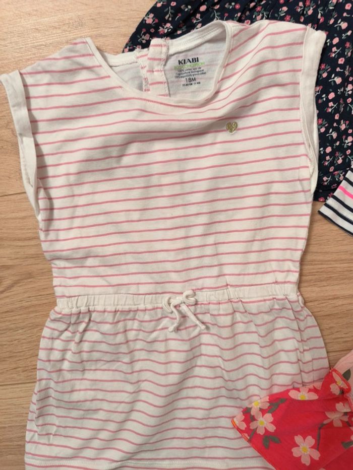 Lot de 4 robes légères été - Pat & Ripaton / Kiabi - 18 mois - photo numéro 4
