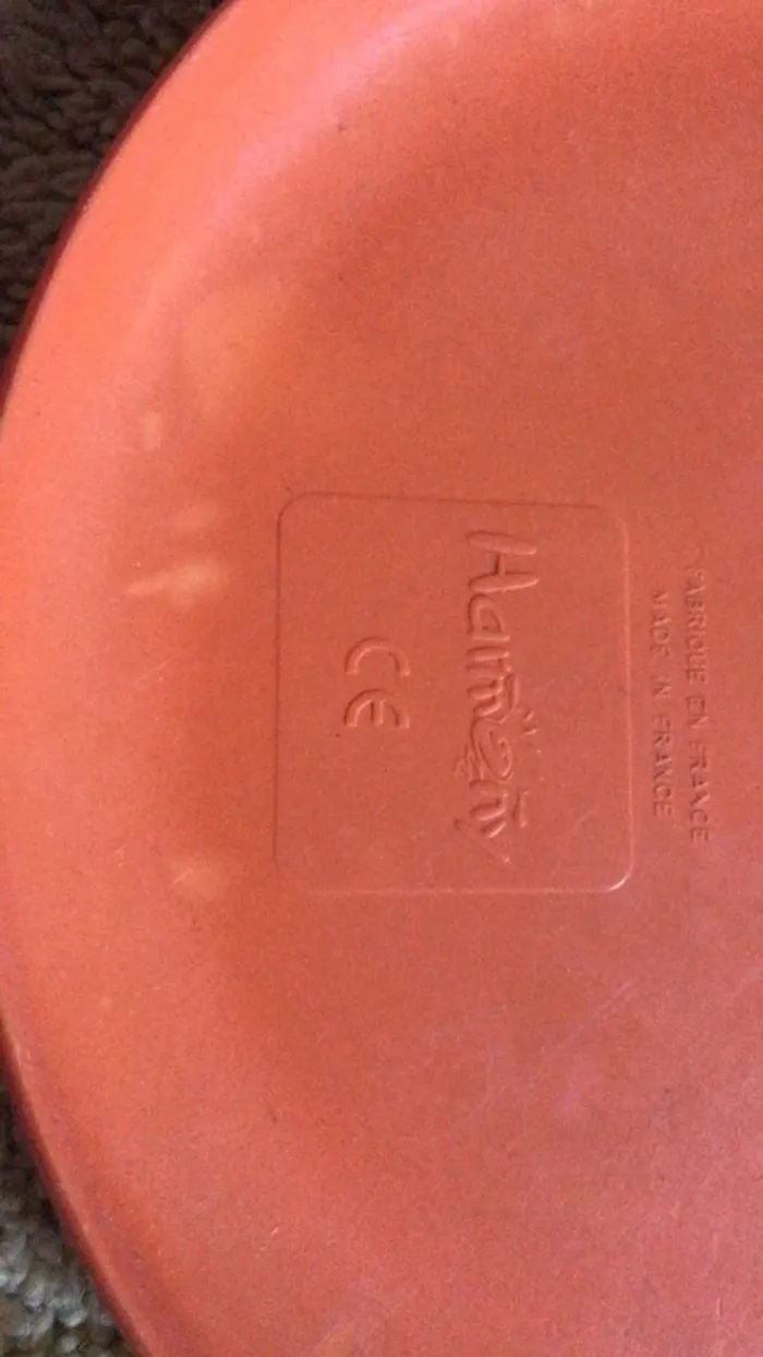 Frisbee orange fabriquer en France - photo numéro 3