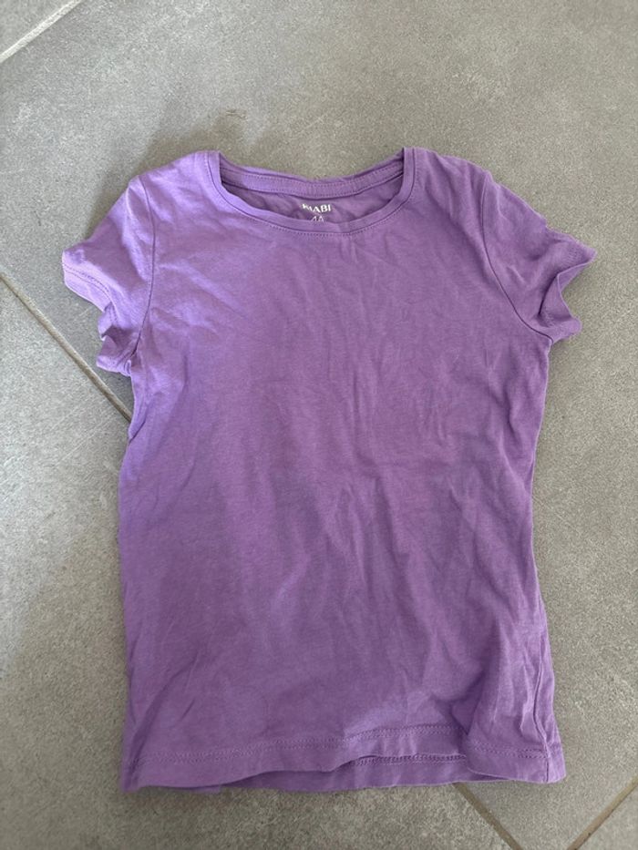 T-shirt uni violet