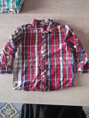 Chemise manches longues TAO garçon 24 mois