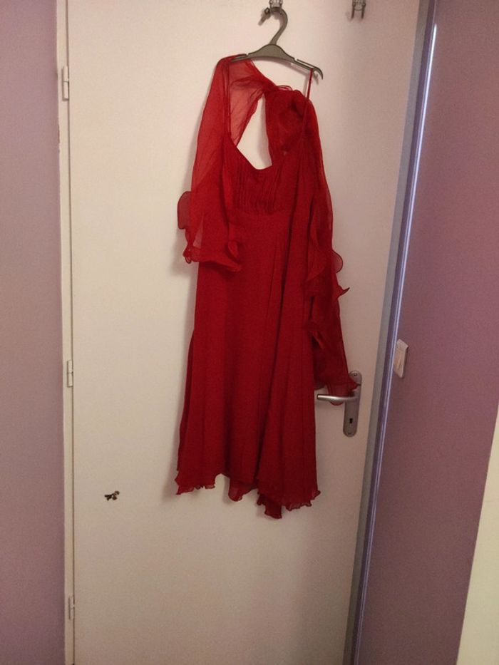 Robe en soie 123 et son étole en soie également - photo numéro 2