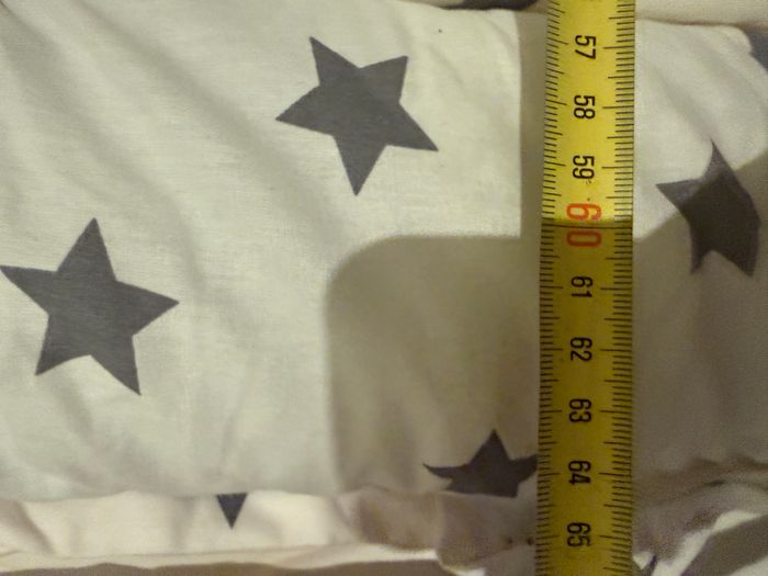 Cocon Nid Bébé / Réducteur de lit – MODA – étoiles gris - photo numéro 4