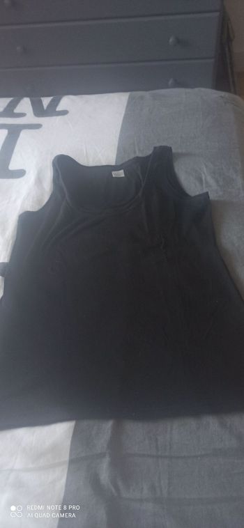 Debardeur noir t. 38 camaieu