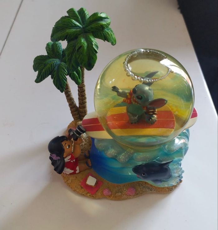 Snowglobe Lilo et stigch photographe rare