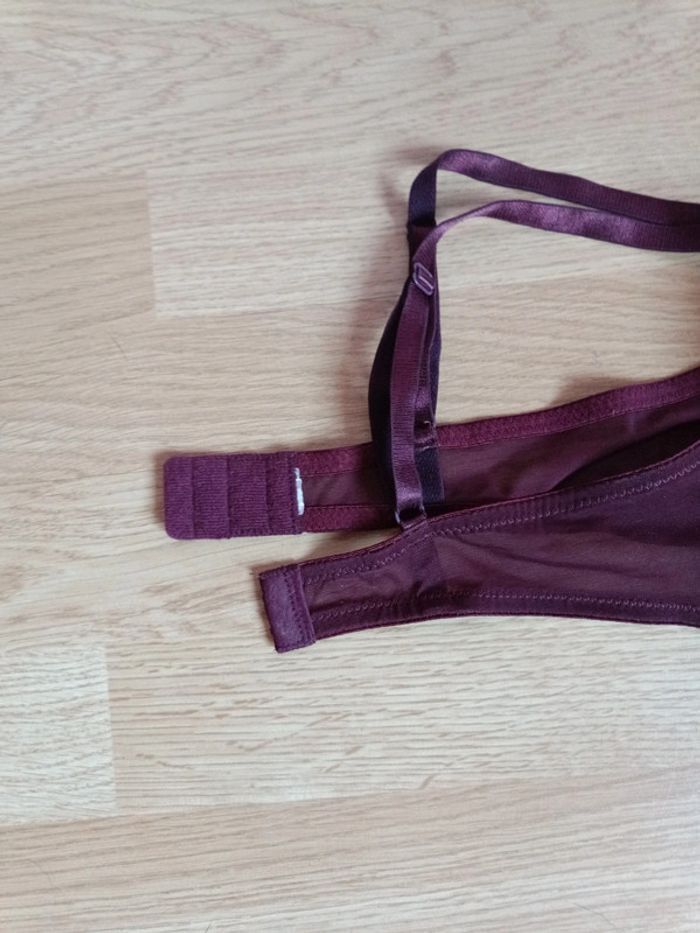 Soutien-gorge bordeaux " Variance" 90C - photo numéro 9