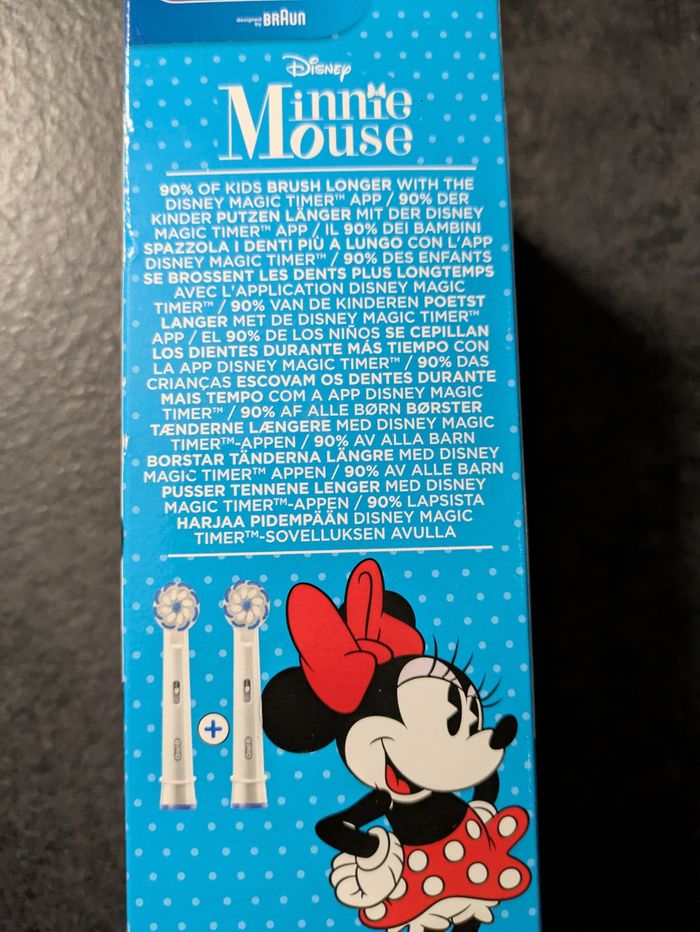 Brosse à dents minnie oral b - photo numéro 4