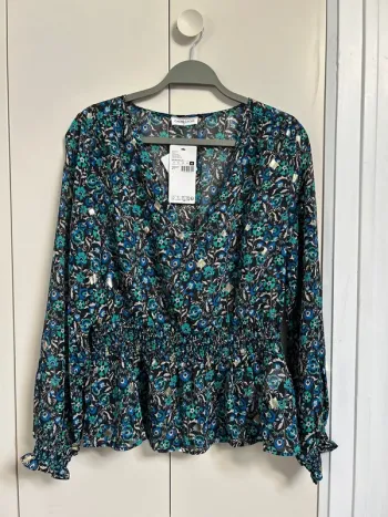 Blouse manche longue cache cache