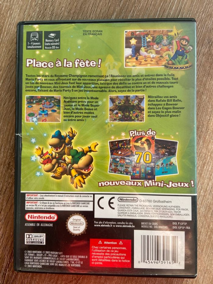 Mario party 5 Nintendo gamecube - photo numéro 7