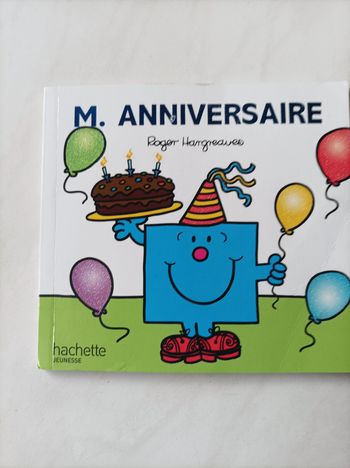 Livre enfant - Monsieur Madame - M. Anniversaire
