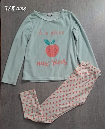 Pyjama pêche 7/8 ans