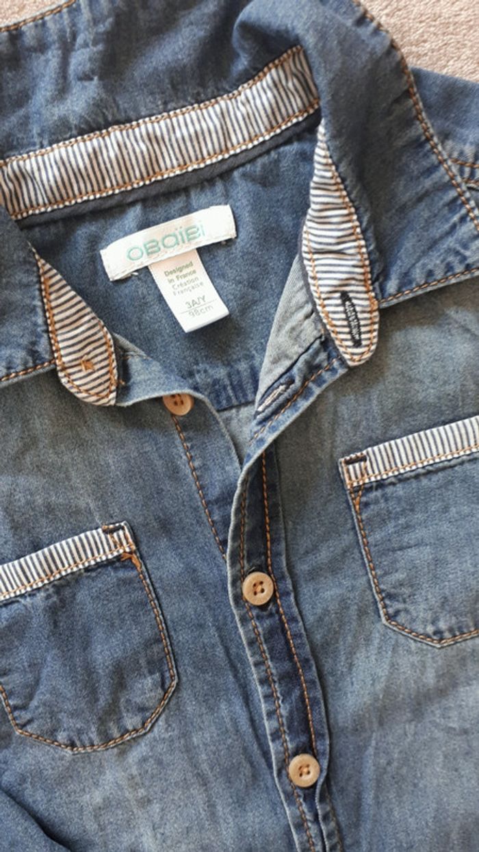 🎈 Sublime chemise Obaïbi, taille 3 ans, neuve. - photo numéro 3