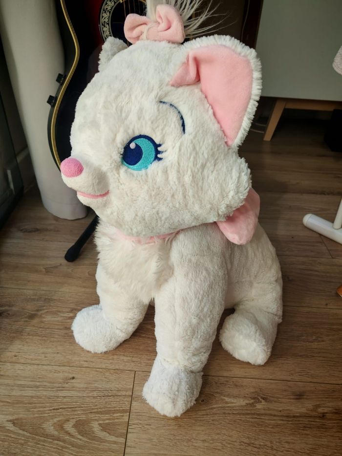 Grande peluche marie l aristochat disney store - photo numéro 6