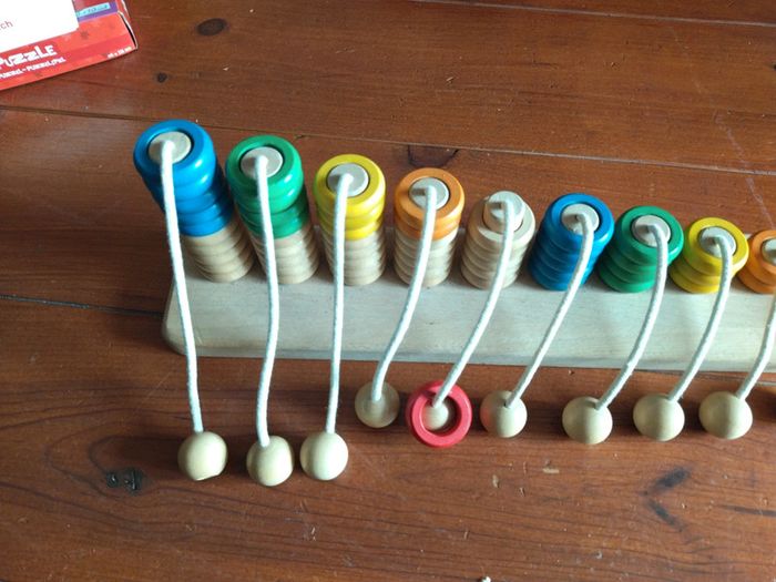 Jeu en bois apprendre à compter - photo numéro 2