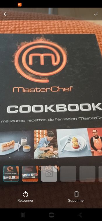 Livre Masterchef le cookbook