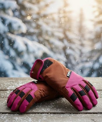 Gants de ski WEDZE Taille XL - Rose & Bordeaux Élégants - Prêts pour les Pistes !