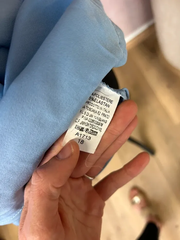 Robe femme robe bleue femme automne hiver taille 38 taille 40 - photo numéro 7