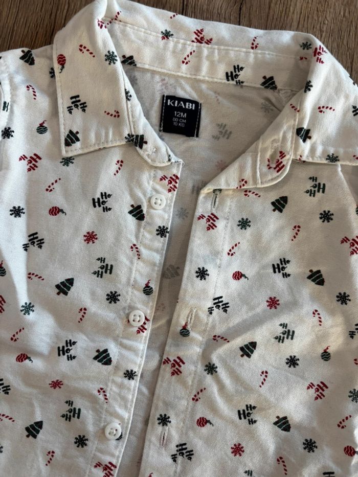 Chemise de Noël bébé garçon 12 mois Kiabi - photo numéro 2