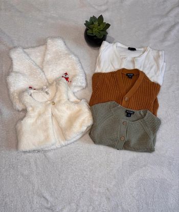 🌺Lot de gilets bébé 3 mois🌺