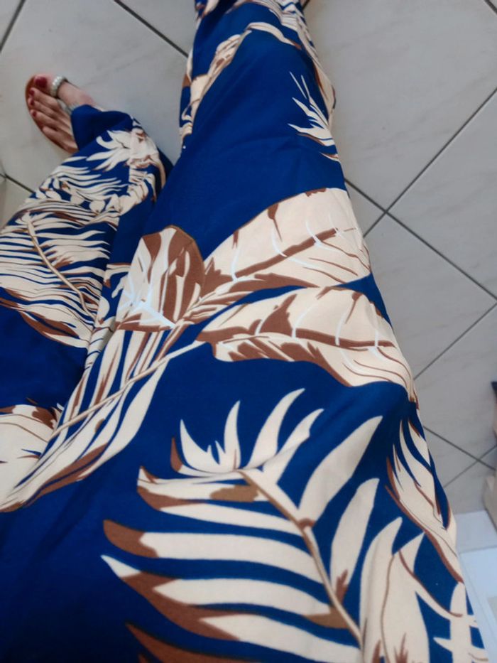Pantalon femme fluide M tropical p - photo numéro 8