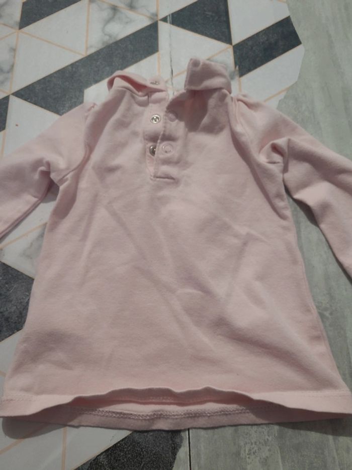 Col roulé , polo fille 6 mois 68 cm - photo numéro 2