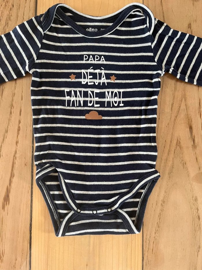 👶 Body garçon 24 mois – Gémo - photo numéro 3