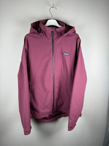 Veste Doublé Coupe Vent Patagonia Bordeaux