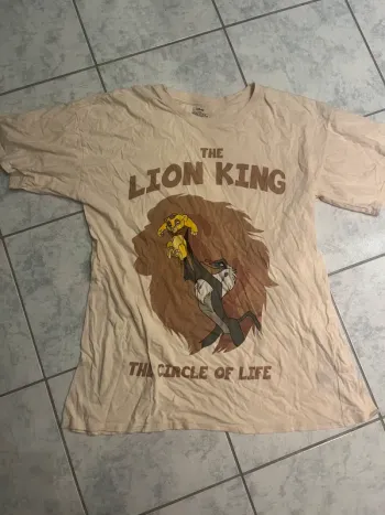 tee shirt oversize pyjama undiz roi lion