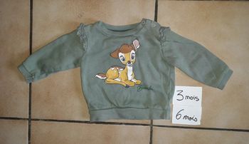 Pull 3/6 mois fille